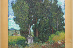Vincent van Gogh: Cipressen met twee figuren