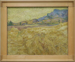 Vincent van Gogh: Korenveld met maaier en zon